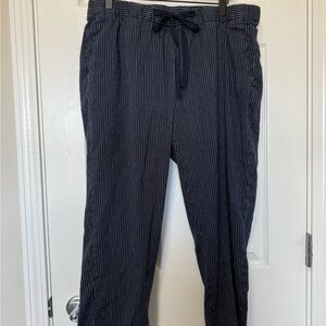 Banana Republic Women’s Hayden Pull on Elastic Waist Linen/Cotton pants EUC